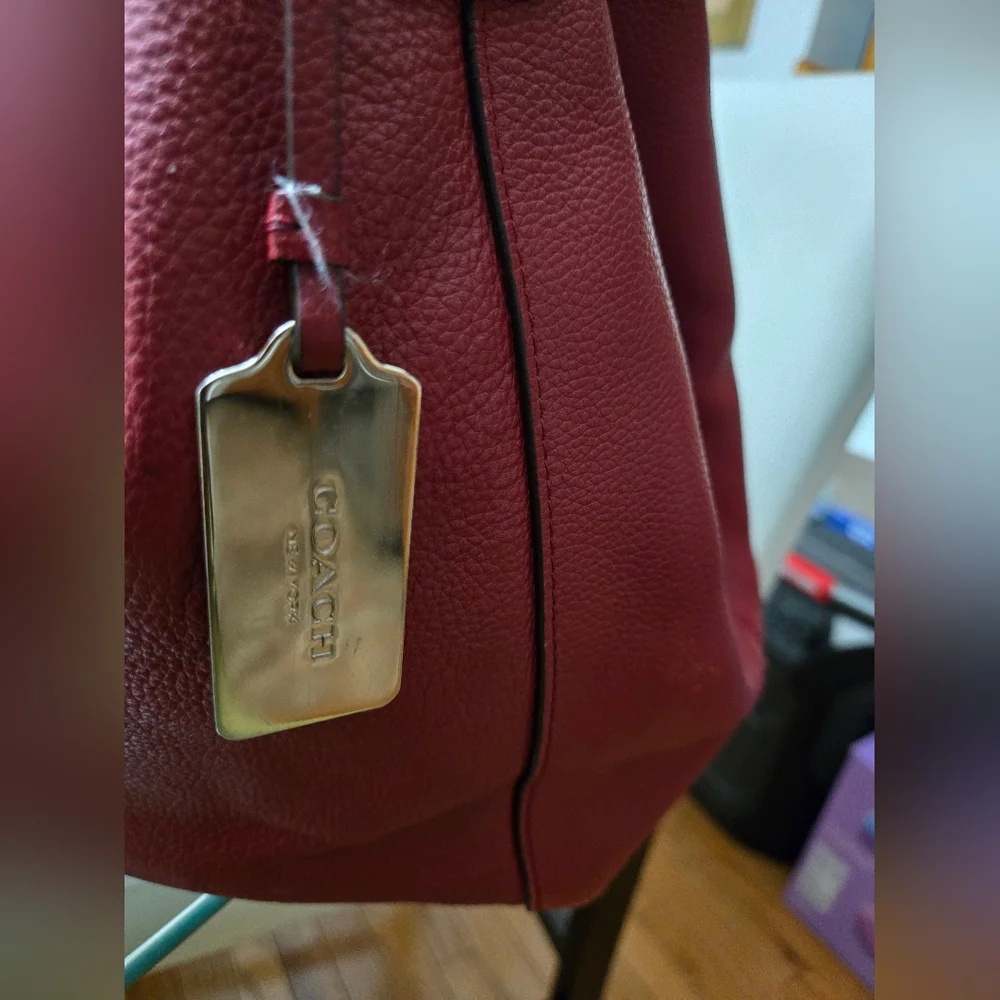 Coach EDIE Pebbled Leather Hobo/Shoulder bag - Picture 4 of 16